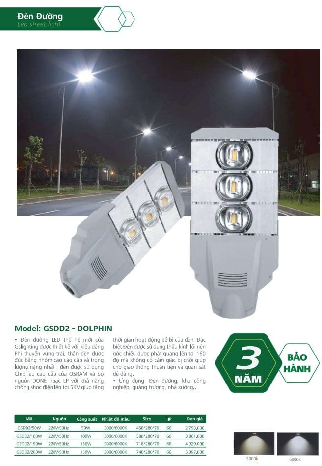 Den Led Duong Gs Lighting