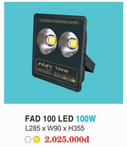 Den Pha Fad 100 Led 100w Hufa