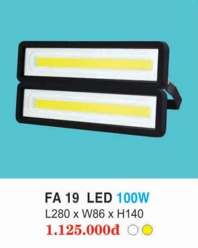 Den Pha Led Fa 19 Led 100w Hufa